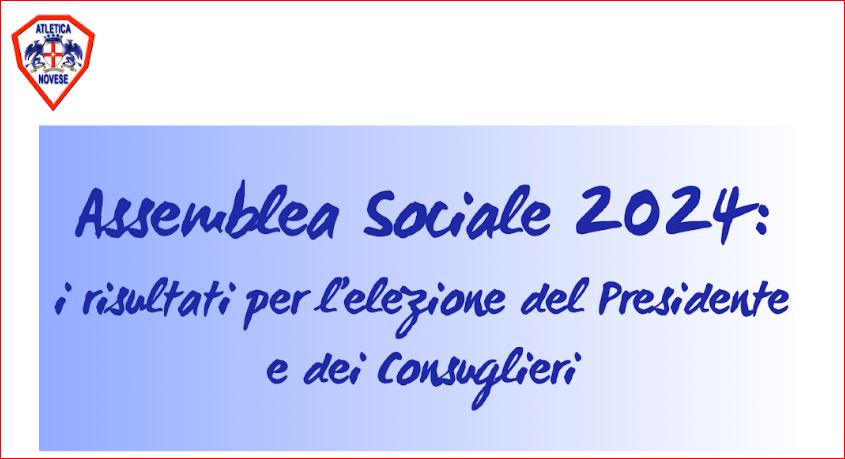 I risultati delle elezioni per le cariche sociali 